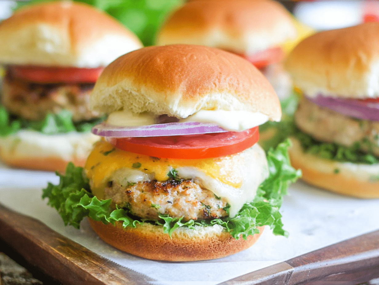 Gluten-Free Irresistible Air Fryer Ground Turkey Sliders