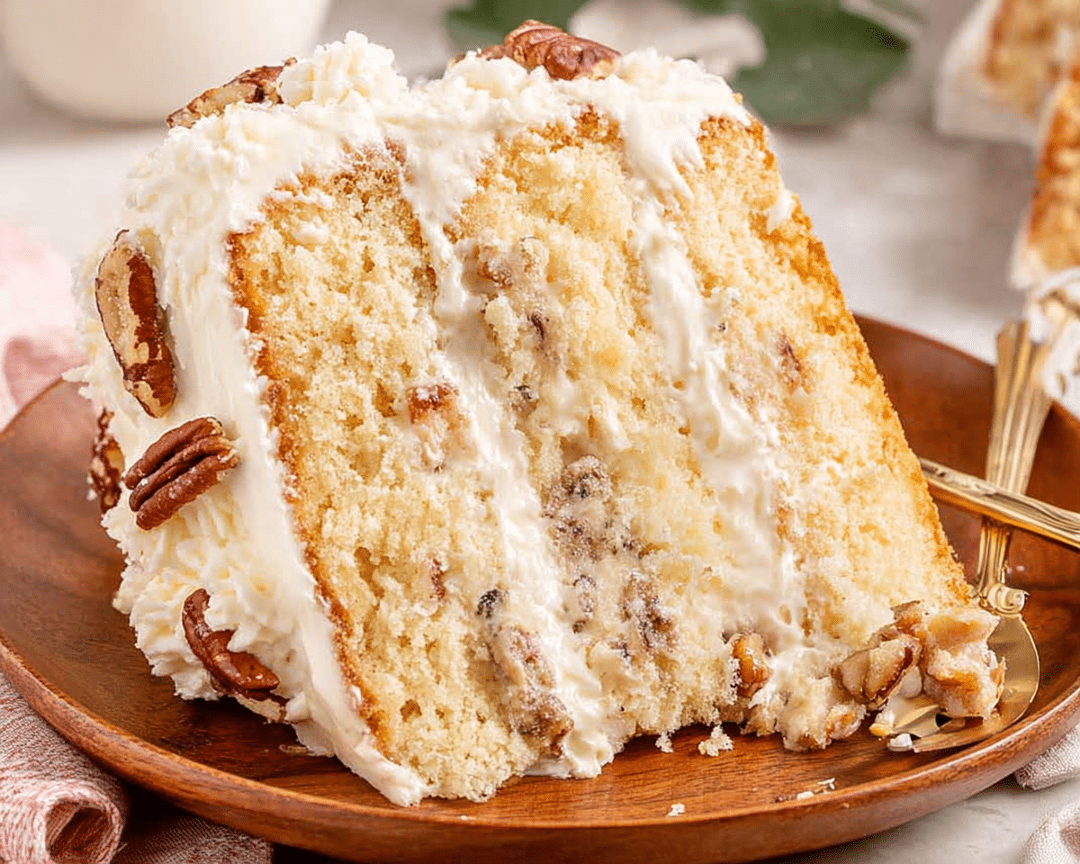 Gluten-Free Italian Cream Cake For Spring