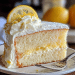 Gluten-Free Italian Lemon Cream Cake For Spring Desserts