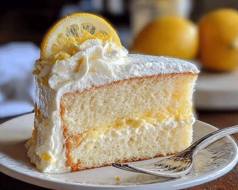 Gluten-Free Italian Lemon Cream Cake For Spring Desserts