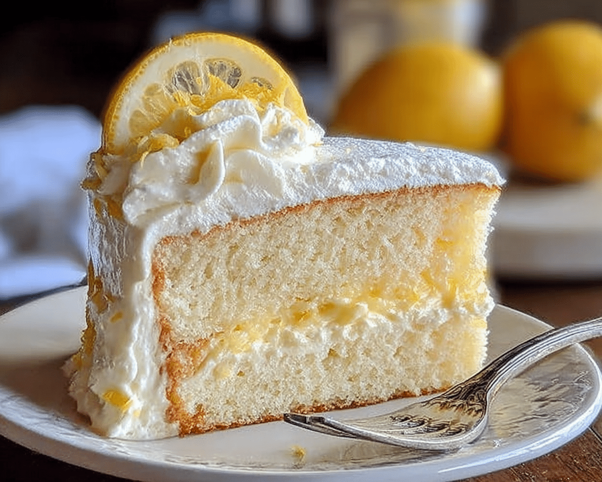 Gluten-Free Italian Lemon Cream Cake For Spring Desserts