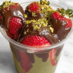 Gluten-Free Kunafa Chocolate Covered Strawberries
