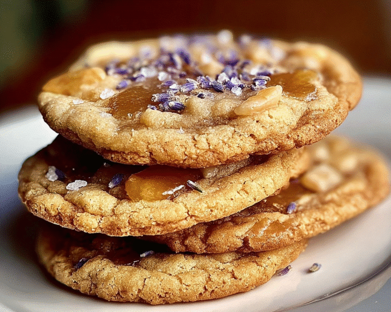 Gluten-Free Lavender Honey Crunch Cookies