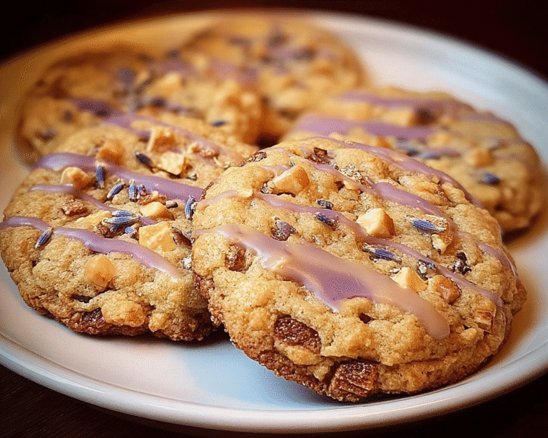 Gluten-Free Lavender Honey Crunch Cookies For Spring Desserts