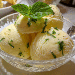 Gluten-Free Lemon Basil Sorbet