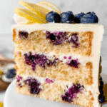 Gluten-Free Lemon Blueberry Layer Cake