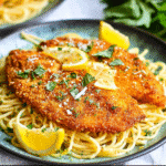 Gluten-Free Lemon Chicken Spaghetti For Spring