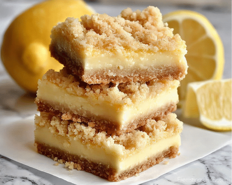 Gluten-Free Lemon Crumb Bars
