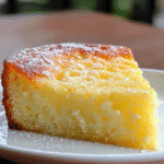 Gluten-Free Lemon Custard Cake