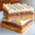 Gluten-Free Lemon Fig and Cream Cheese Bars For Spring Desserts