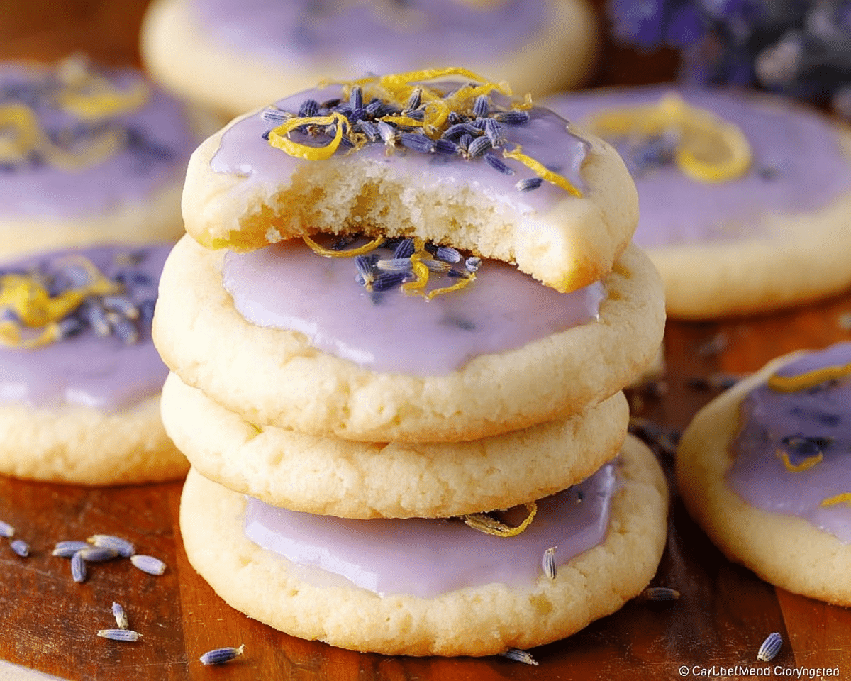 Gluten-Free Lemon Lavender Cookies For Spring Desserts