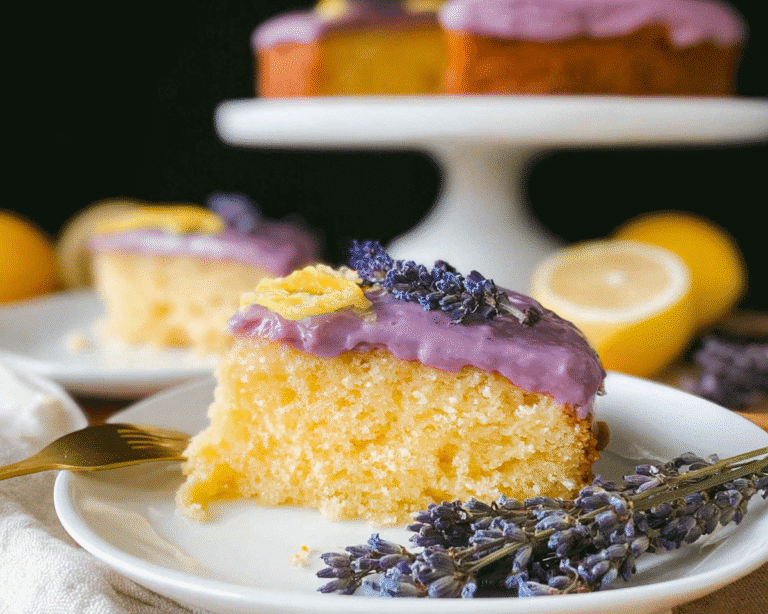 Gluten-Free Lemon Lavender Summer Cake