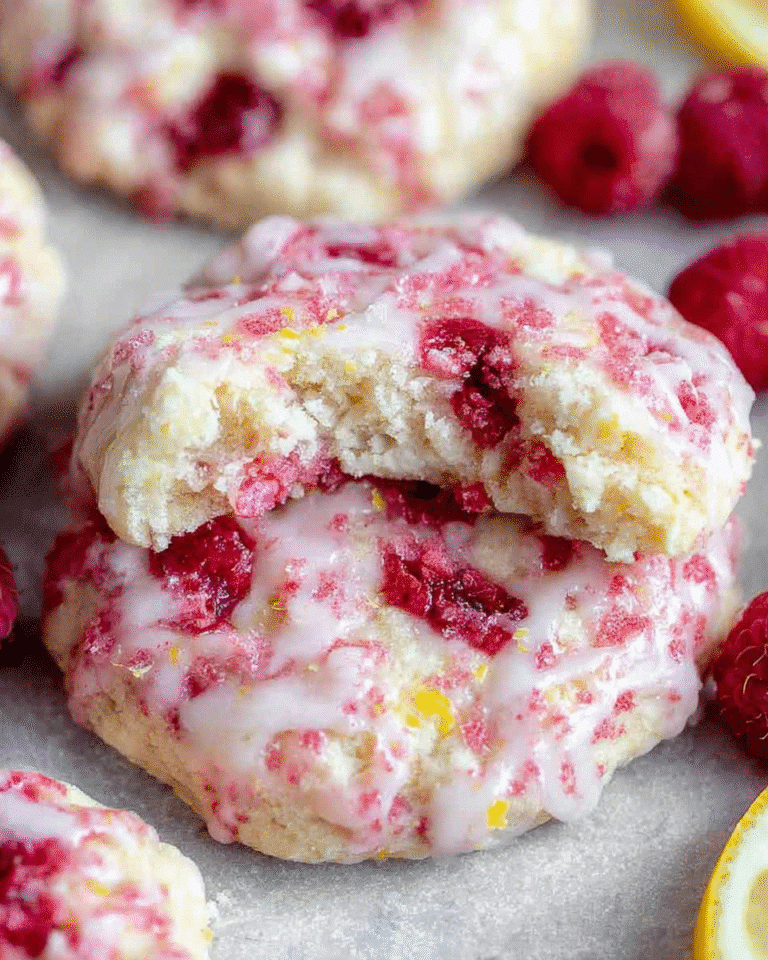 Gluten-Free Lemon Raspberry Cookies