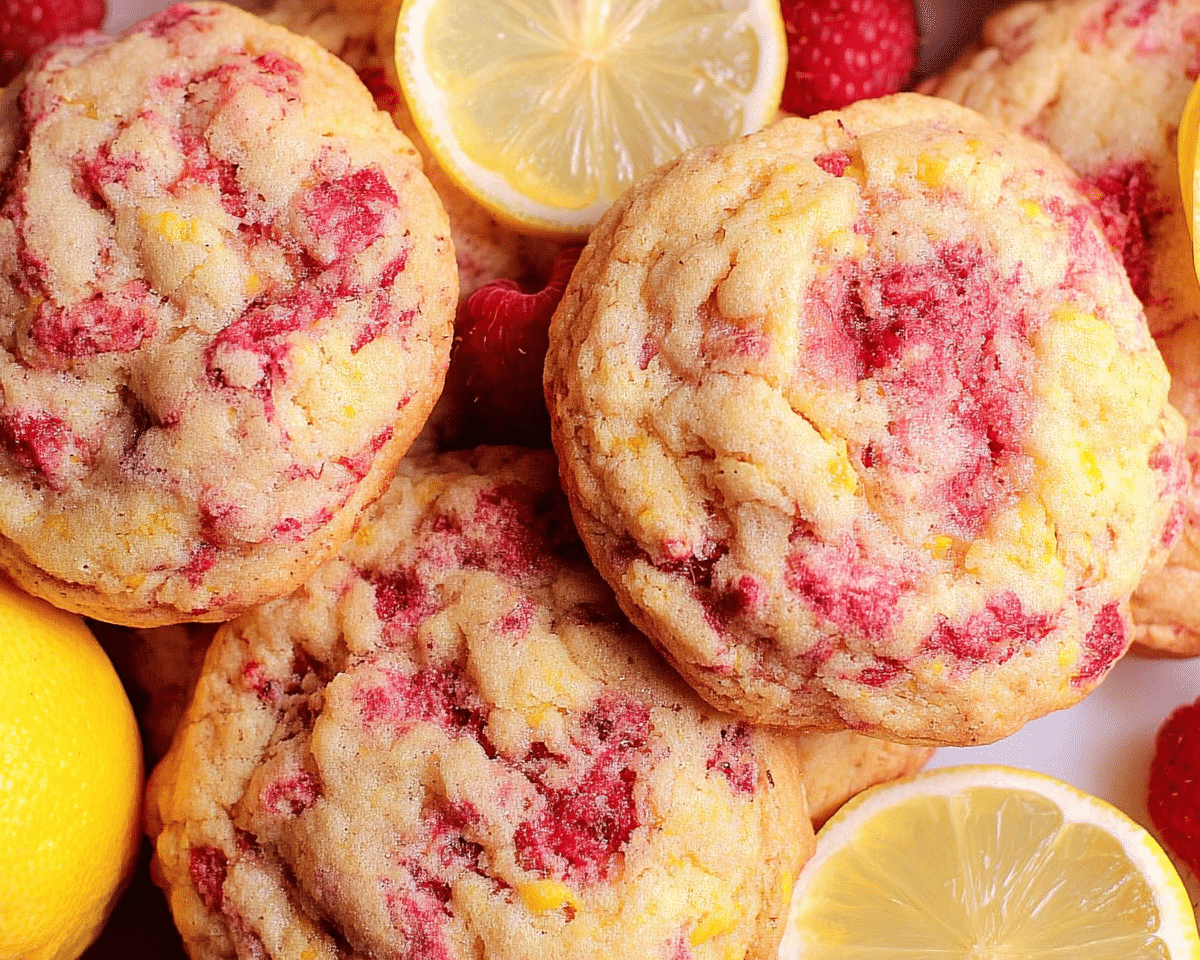 Gluten-Free Lemon Raspberry Cookies For Spring Desserts