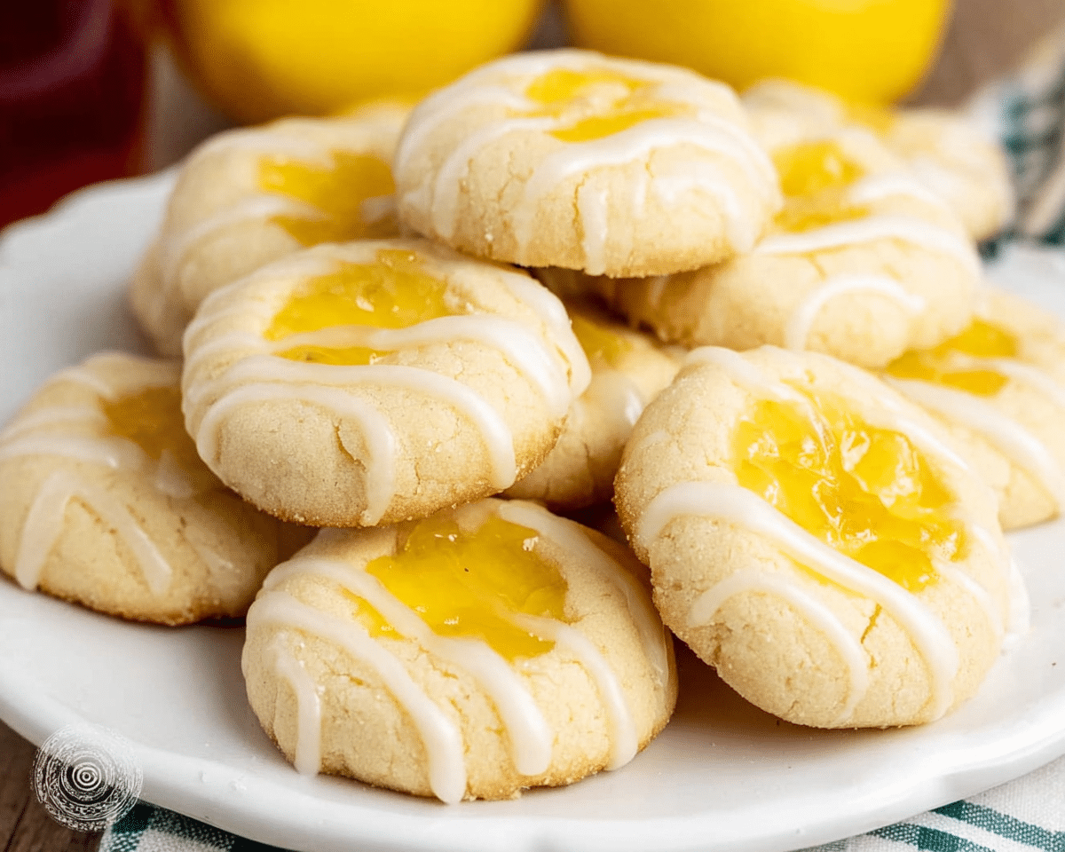 Gluten-Free Lemon Thumbprint Cookies For Spring Desserts