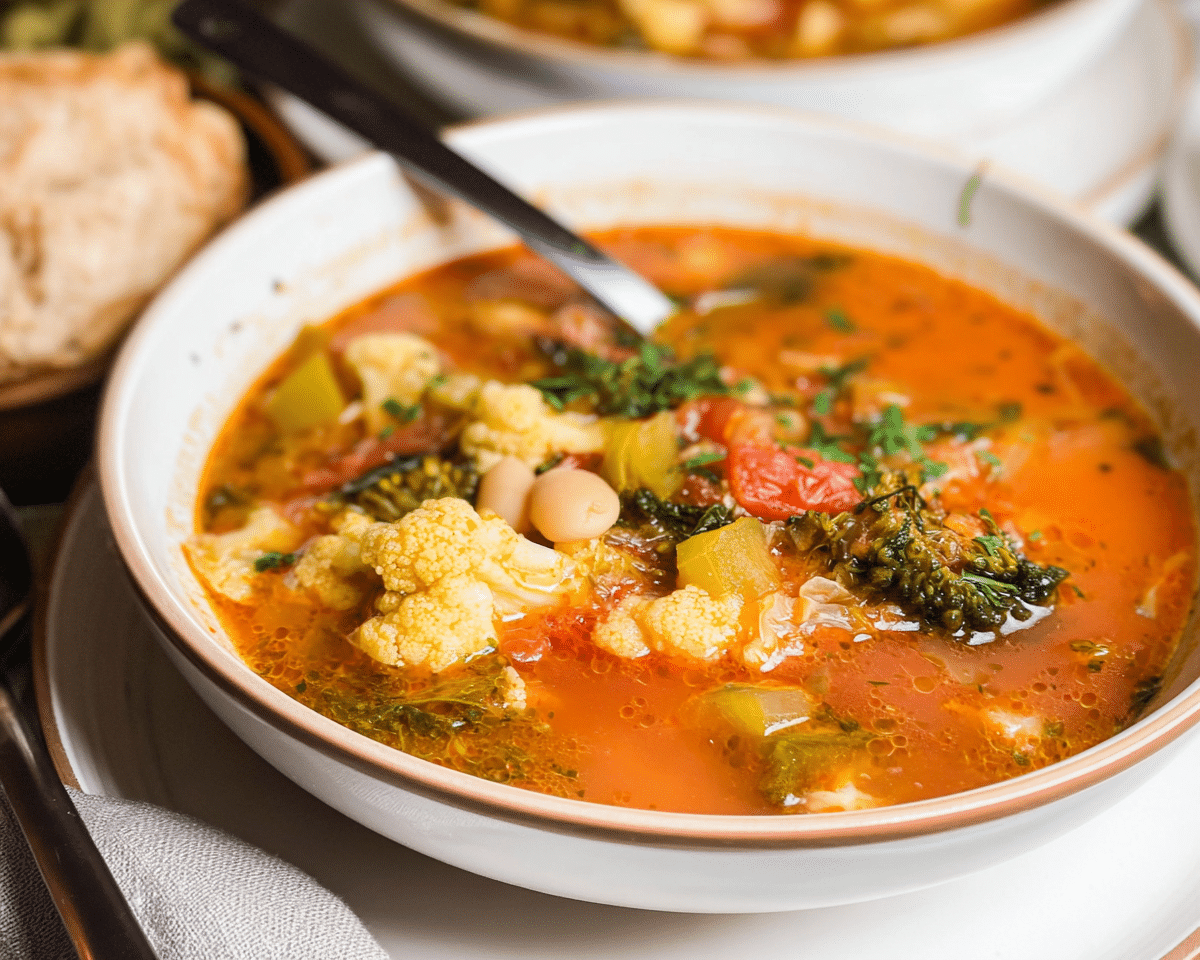 Gluten-Free Longevity Soup For Spring Dinner