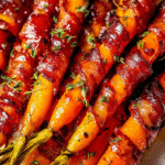 Gluten-Free Maple Bacon Carrots