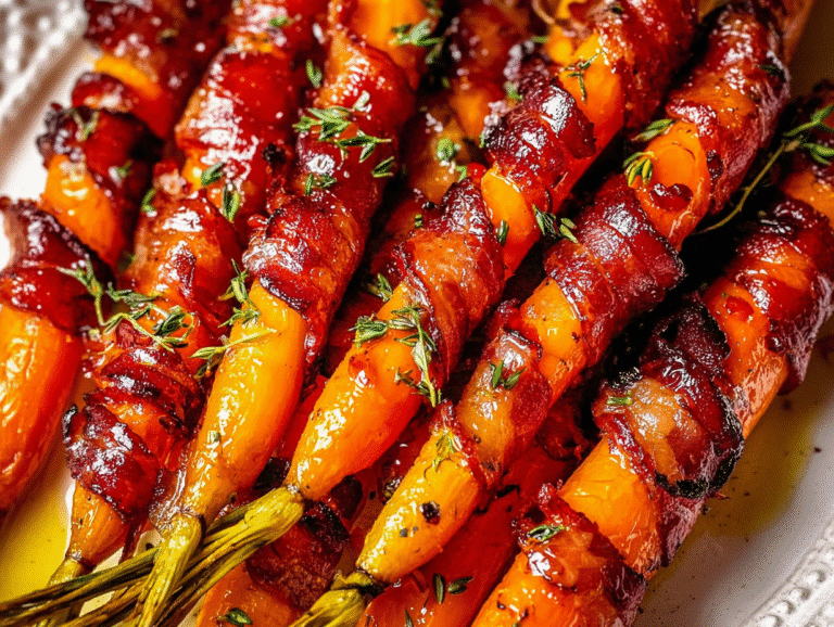 Gluten-Free Maple Bacon Carrots