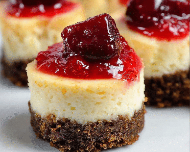 Gluten-Free Mini Cherry Cheesecake For Spring
