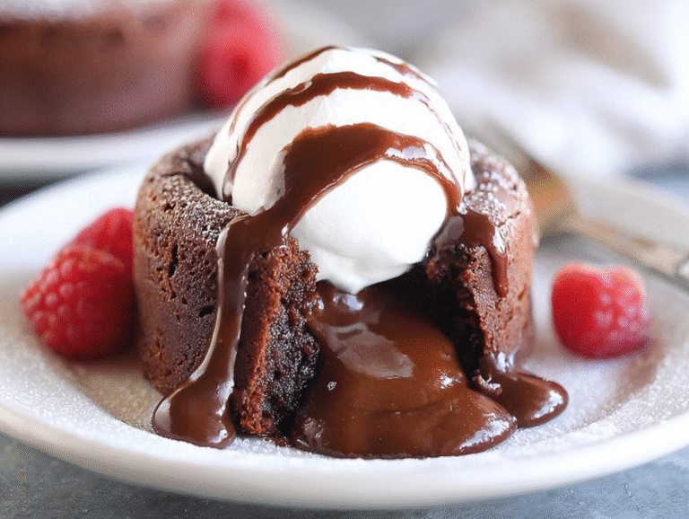 Gluten-Free Molten Chocolate Cake