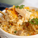 Gluten-Free One-Pot Coconut Chicken Brothy Rice