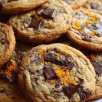 Gluten-Free Orange Dark Chocolate Chunk Cookies