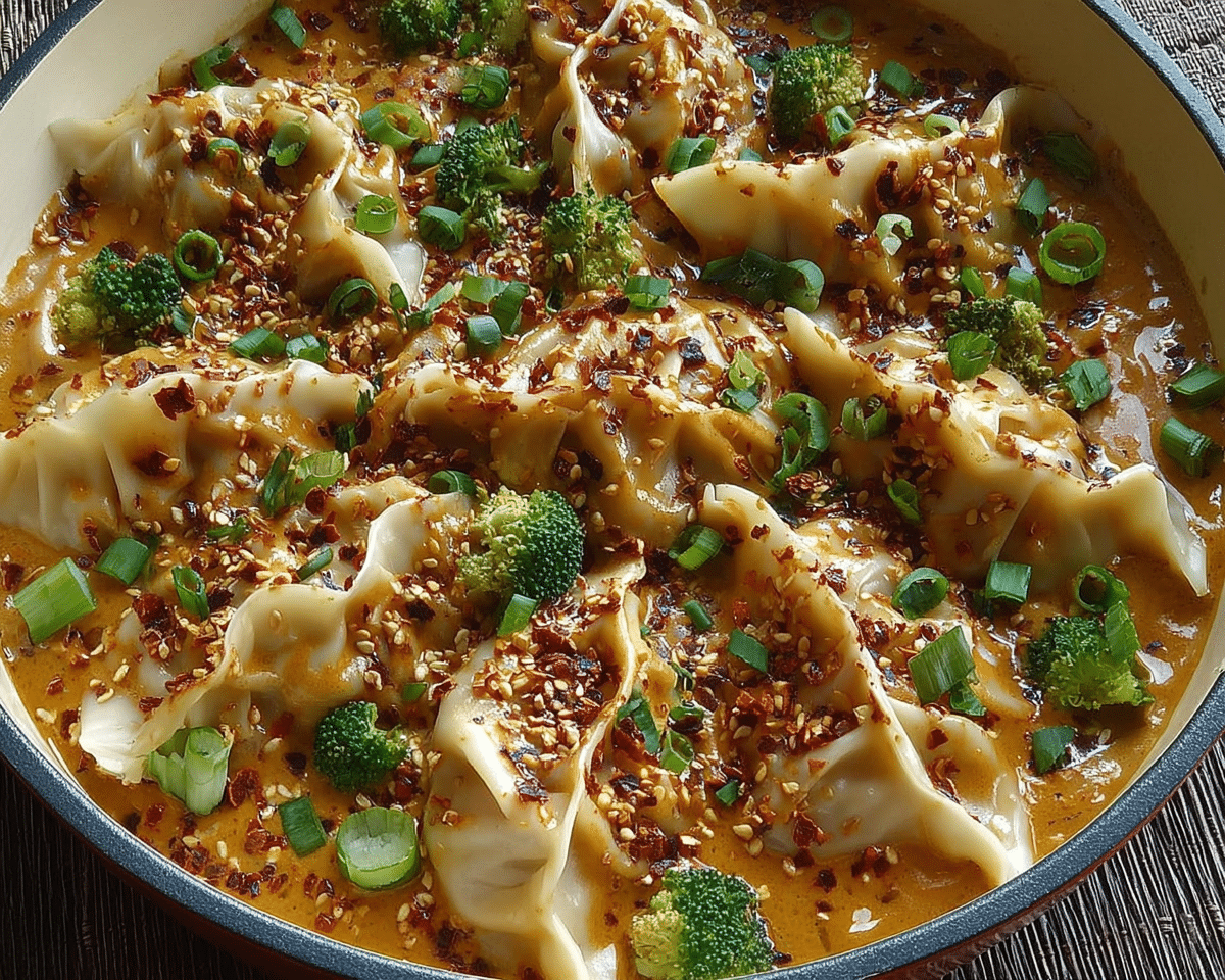 Gluten-Free Oven-Baked Dumplings with Peanut Sauce For Spring