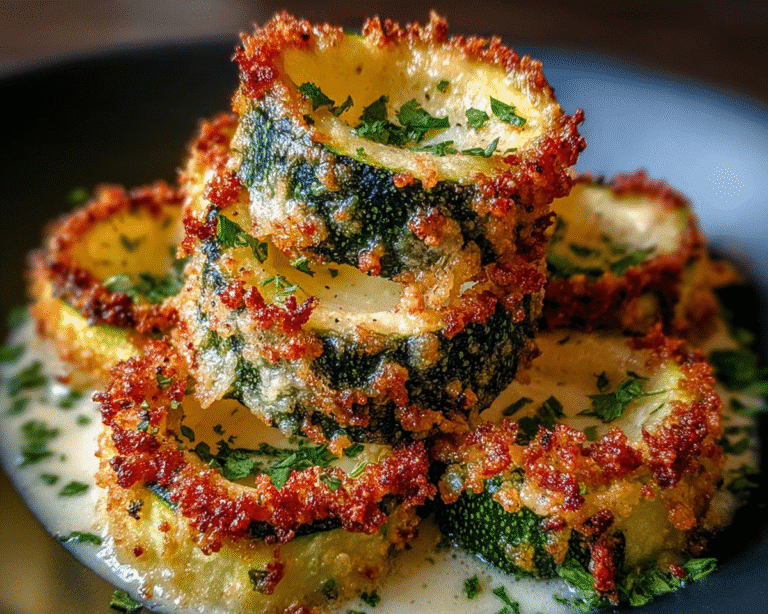 Gluten-Free Parmesan Zucchini Rings For Spring