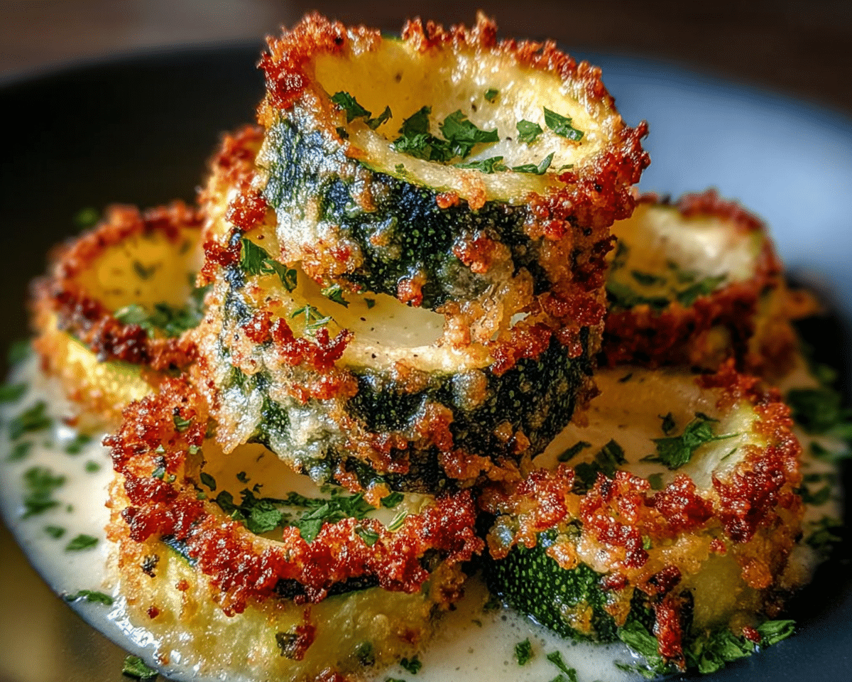Gluten-Free Parmesan Zucchini Rings For Spring