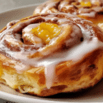 Gluten-Free Peach Pie Cinnamon Rolls For Spring Desserts