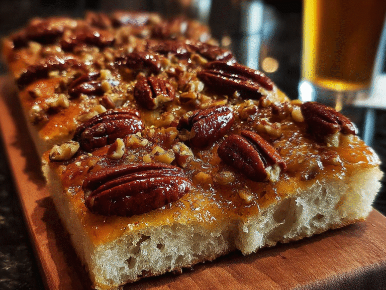 Gluten-Free Pecan Focaccia Bread