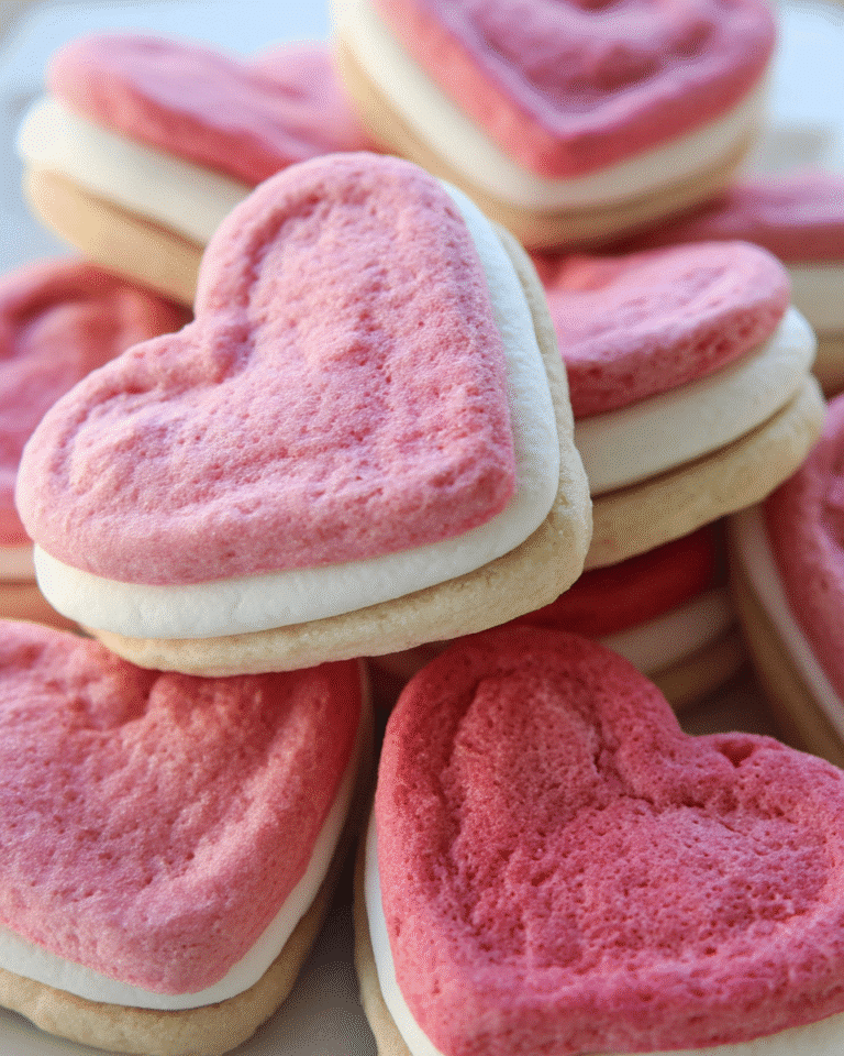 Gluten-Free Pillsbury Heart Cookie Sandwiches