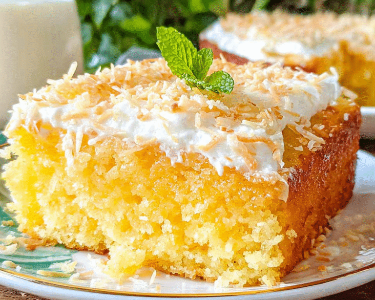 Gluten-Free Pineapple Coconut Cake