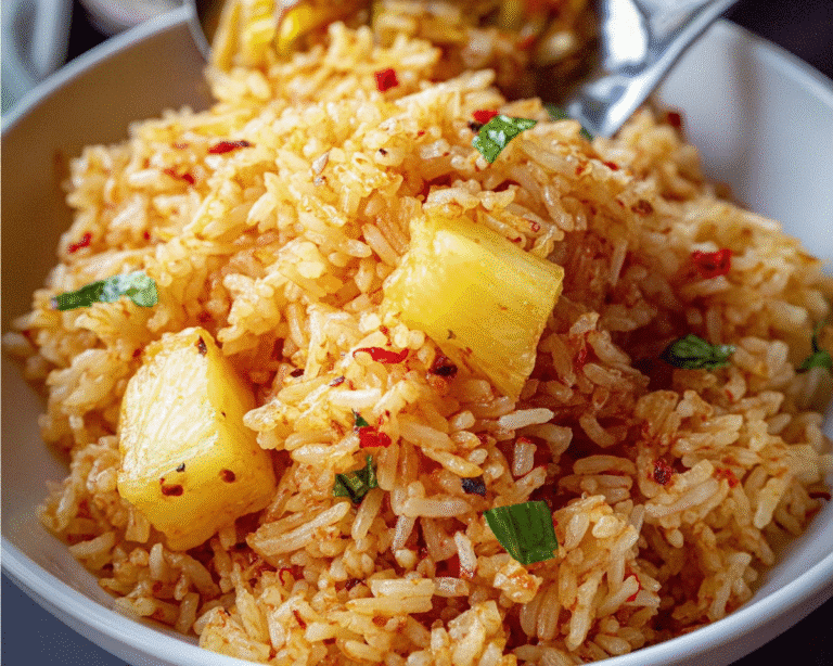 Gluten-Free Pineapple Rice For Spring Dinner