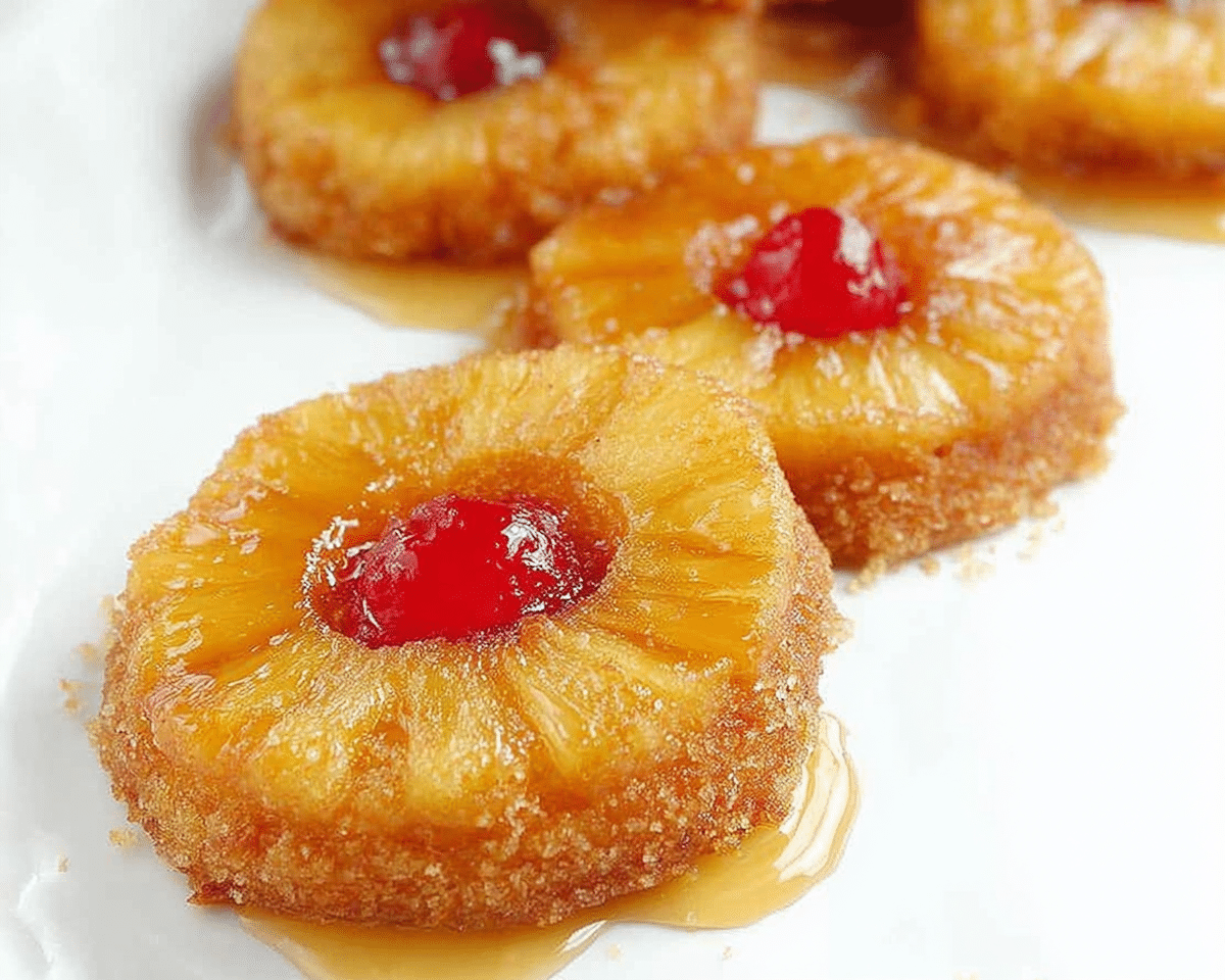 Gluten-Free Pineapple Upside Down Sugar Cookies For Spring Desserts