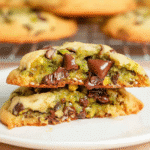Gluten-Free Pistachio Cream Chocolate Chip Cookies For Spring Desserts