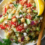 Gluten-Free Quinoa Salad with Lemon Vinaigrette For Spring