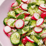 Gluten-Free Radish and Cucumber Salad For Spring