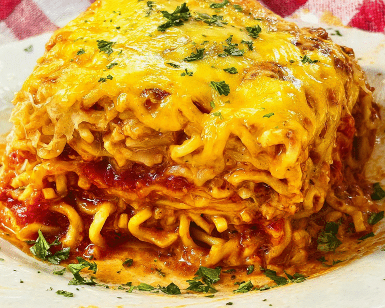 Gluten-Free Ramen Noodles Lasagna For Spring