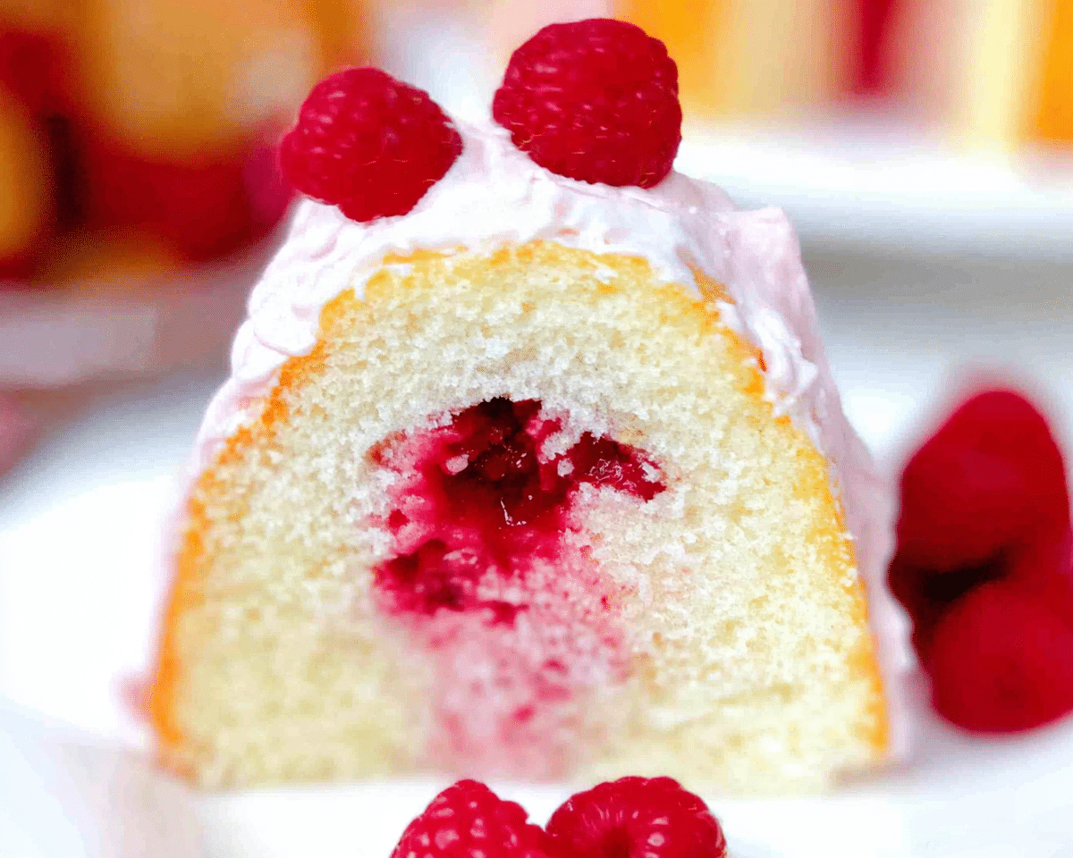 Gluten-Free Raspberry Angel Food Cake For Spring Desserts