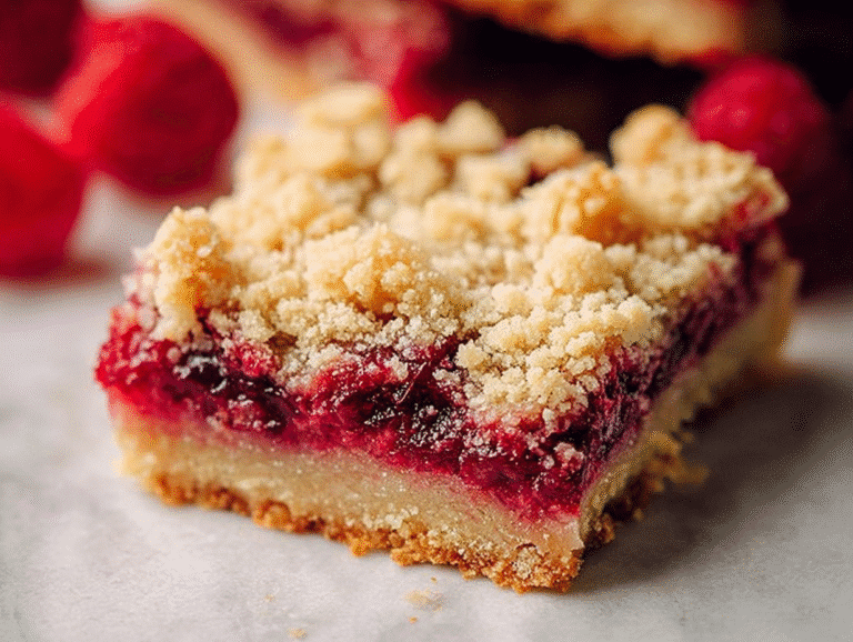 Gluten-Free Raspberry Crumb Bars