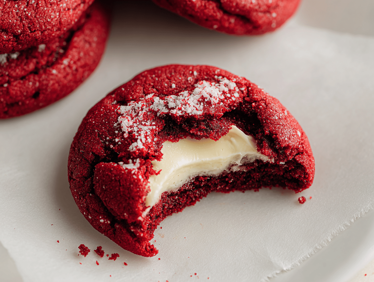 Gluten-Free Red Velvet Cookies