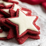 Gluten-Free Red Velvet Cut Out Christmas Cookies