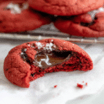 Gluten-Free Red Velvet Nutella Cookies