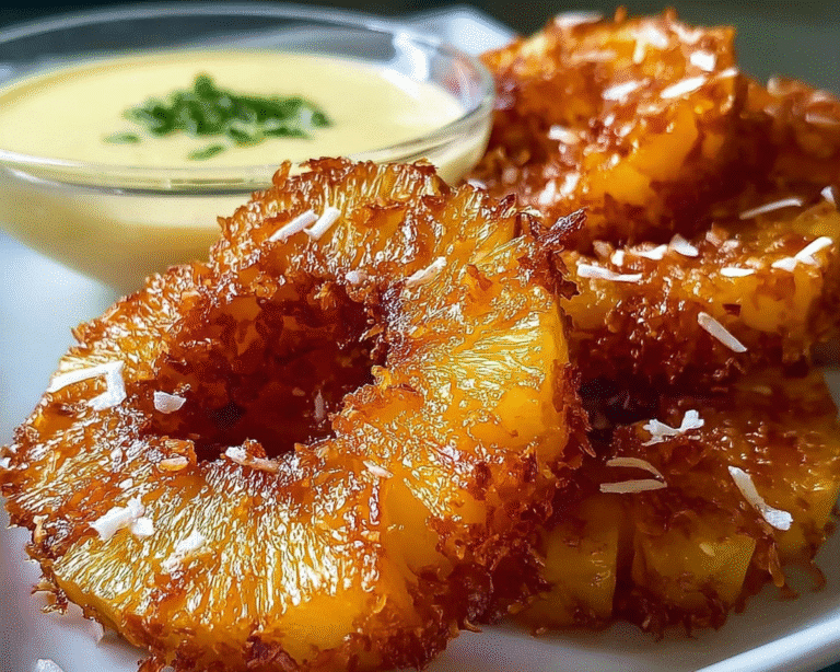 Gluten-Free Rum-Soaked Fried Pineapple For Spring Desserts