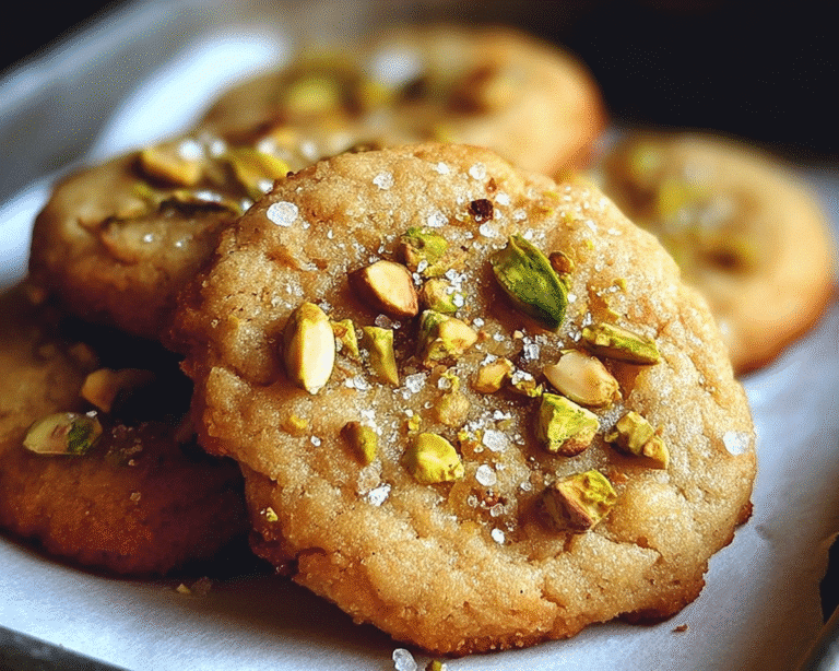Gluten-Free Salted Honey Pistachio Cookies For Spring Desserts