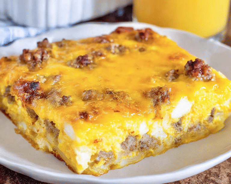 Gluten-Free Sausage and Hash Brown Casserole For Spring