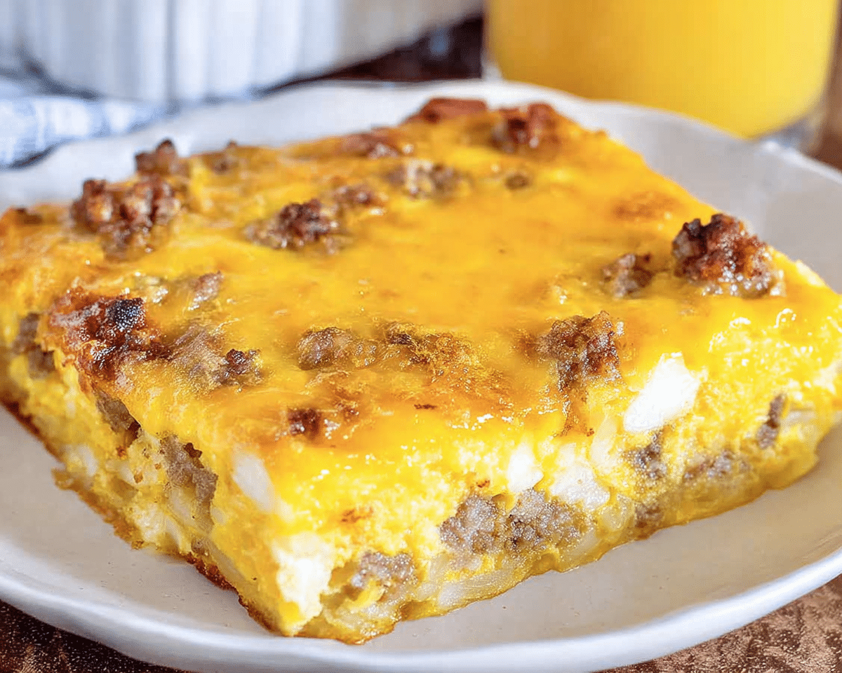 Gluten-Free Sausage and Hash Brown Casserole For Spring