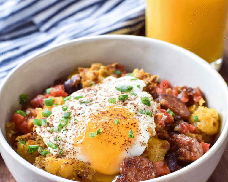 Gluten-Free Sausage and Potato Breakfast Bowls For Spring