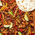 Gluten-Free Sheet Pan Chicken Fajitas For Spring